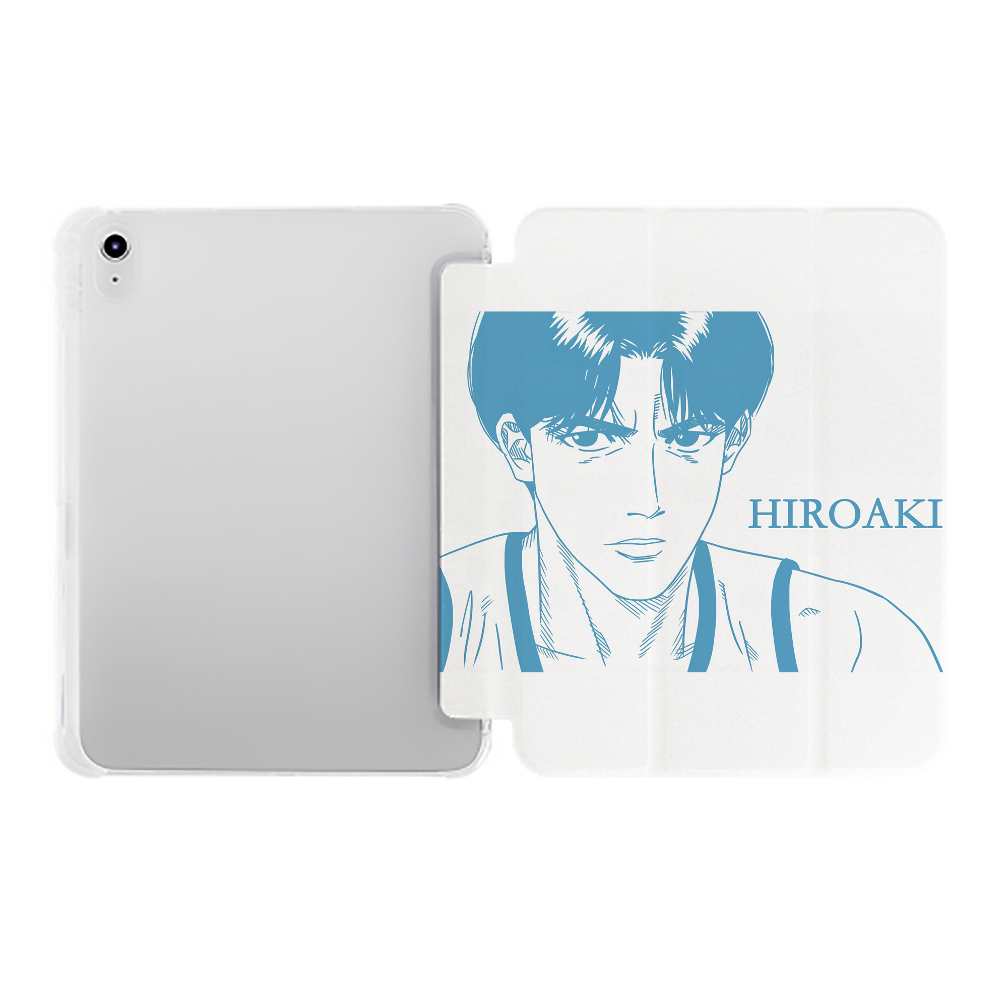（画像用） SLAM DUNK／スラムダンク IPad ケース ペン収納付き 三つ折りスタンド PUレザー×シリコン 対応機種9.5/10.5/10.9インチ